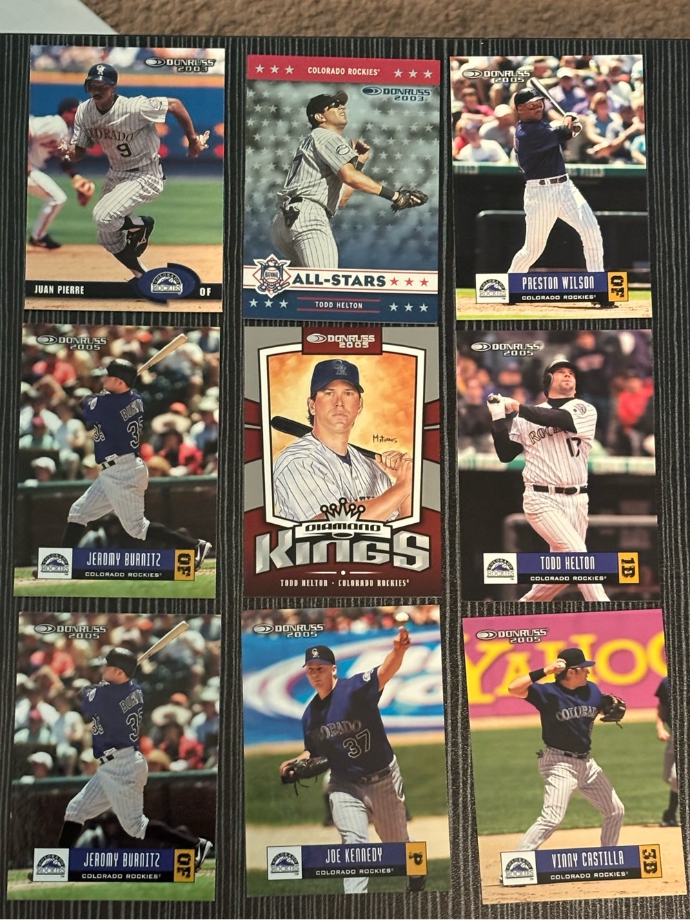 Colorado Rockies Card Lot Todd Helton Diamond Kings Larry Walker Era